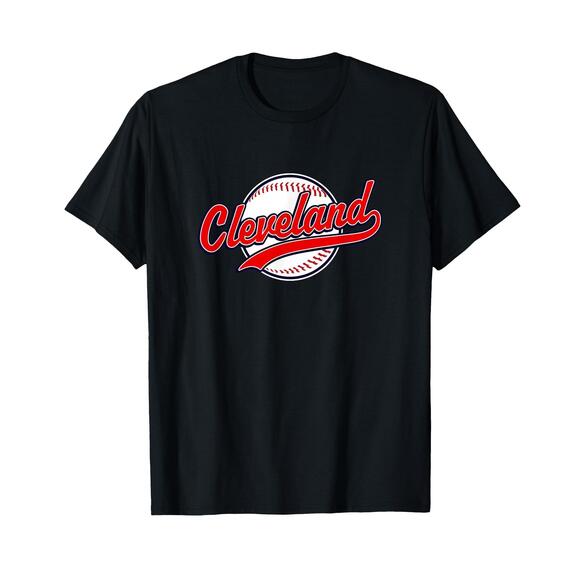Other - Cleveland Baseball Throwback Retro Design TShirt